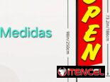 Bandera Anuncio Abierto/ En funciones
