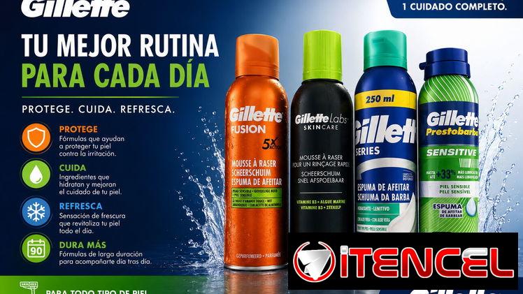 ESPUMA PARA AFEITAR GILLETE 240ML