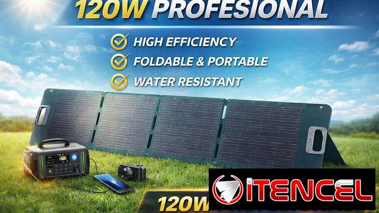 Panel Solar V‑TAC 120 WATT – NUEVO en su Caja