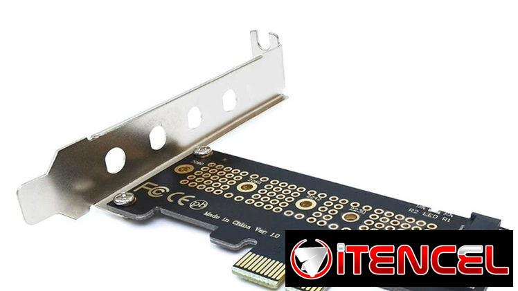 Tarjeta adaptadora M2 NVME SSD a PCIe 4.0 1X , 64 Gbps.