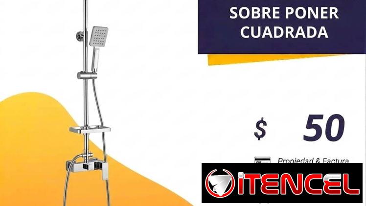 Duchas Cuadradas y Redondas Modelo Sobreponer