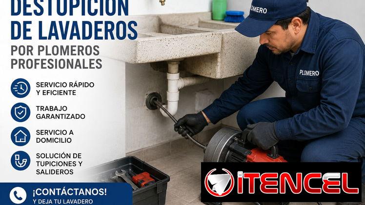 SOLUCION HOY: DESTUPICION DE LAVADEROS / PRECIO MAS BAJO 55519260