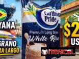 Arroz guyanes-Sacos de 22kg-48.5lb y bolsas de 1kg-2.2lb Grano extralargo