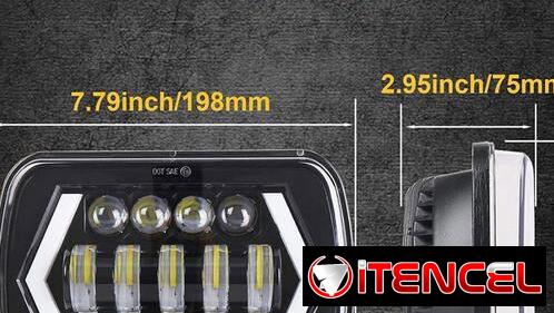 Pantallas de luces Led cuadradas y redondas