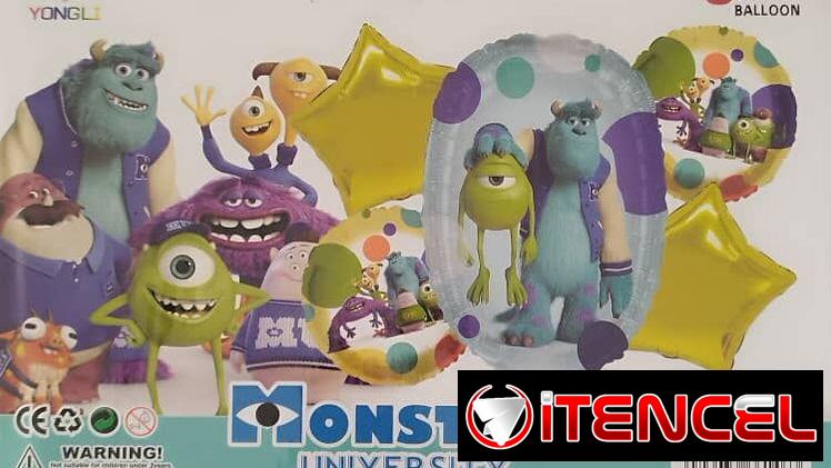 Set de Globos de 5 Piezas (Varias Temáticas)