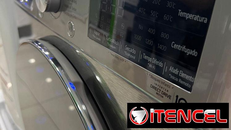 Lavadora-Secadora LG de 14kg con tecnología de Vapor!
