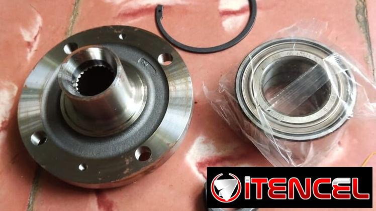 Rodamientos con sus cubos de ruedas + Trasmision de Pegeut Parner al 5.28491.19