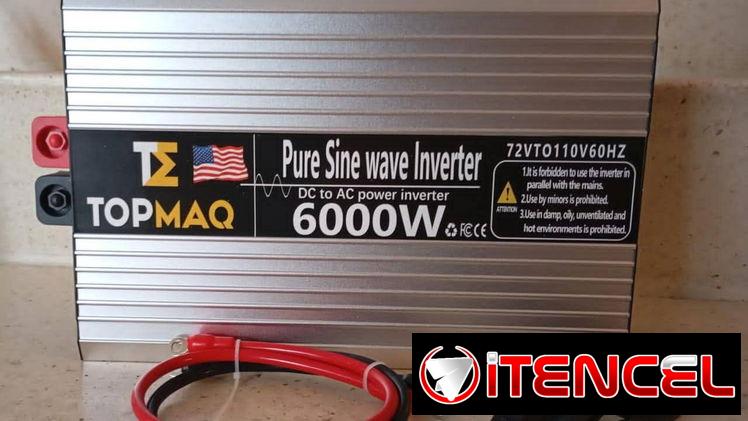 Convertidor de corriente 72V-110V de 6000w