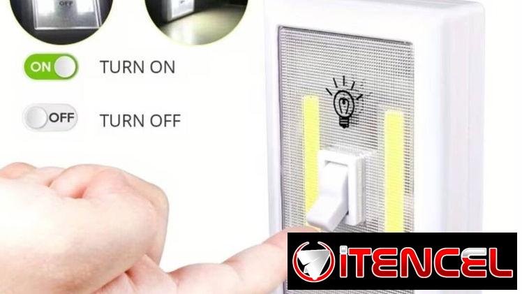 Lampara tipo interruptor