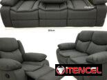 Sofá reclinable 3,2,1 inportado de lujo