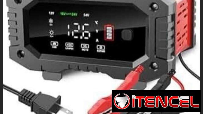Cargador de batería, de 12 a 24 V