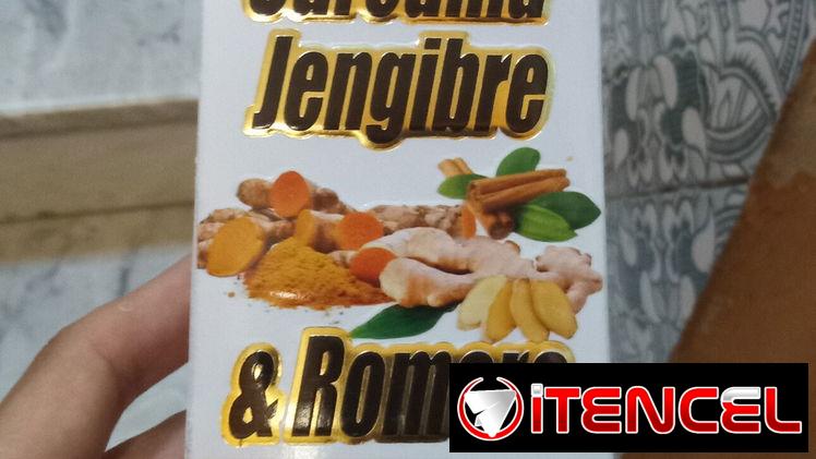 Cúrcuma , jengibre y romero ( 100 pastillas )