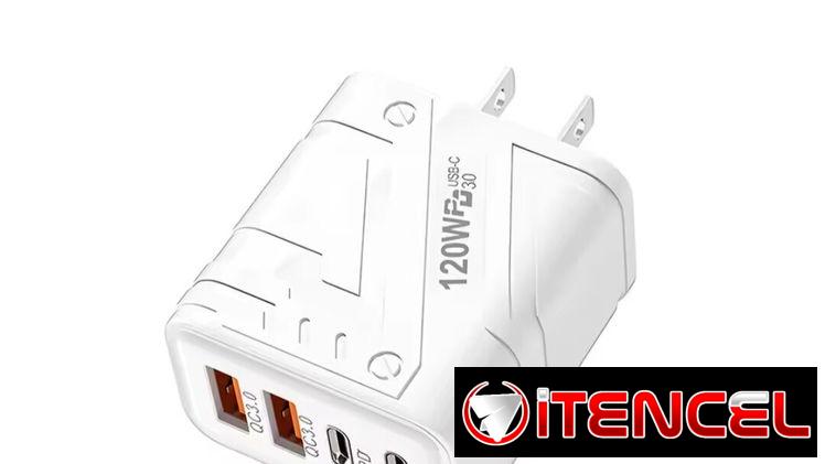 Cargadores para celulares USB, Tipo C y micro USB.