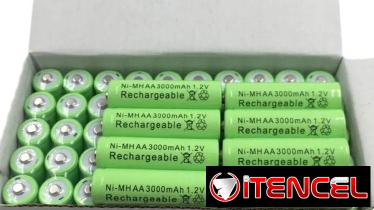 Bateria AA recargable de 3000