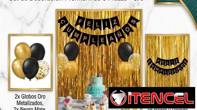 Set de decoración de cumpleaños  3500cup