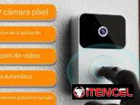 Cámara de Timbre Inteligente Inalámbrica con Comunicación Bidireccional, Visión Nocturna HD Wi-Fi, Monitoreo Remoto por