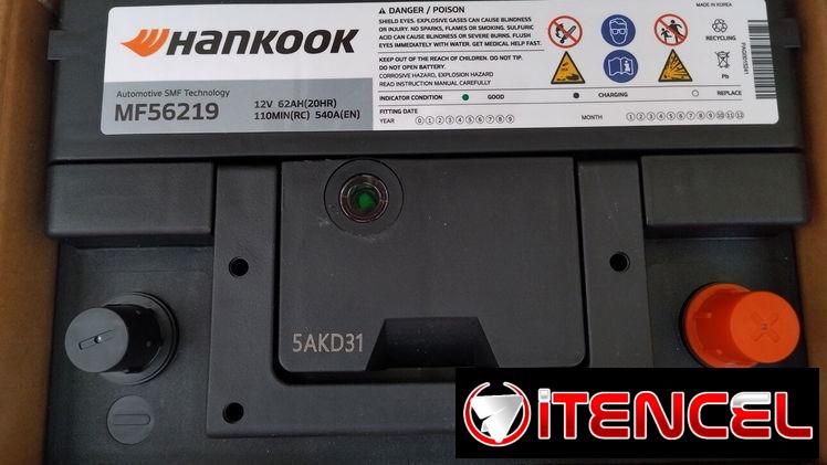 Baterías Hankook. Excelente calidad!!!