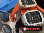 Manilla exclusiva para Apple Watch 44mm (Protector metálico y Correa de silicona) Súper Calidad!!