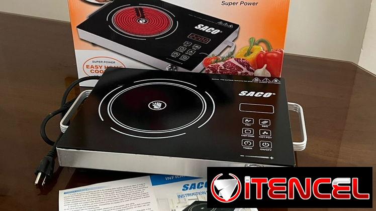 Cocina infrarrojo  Saco 2200w  110 volt