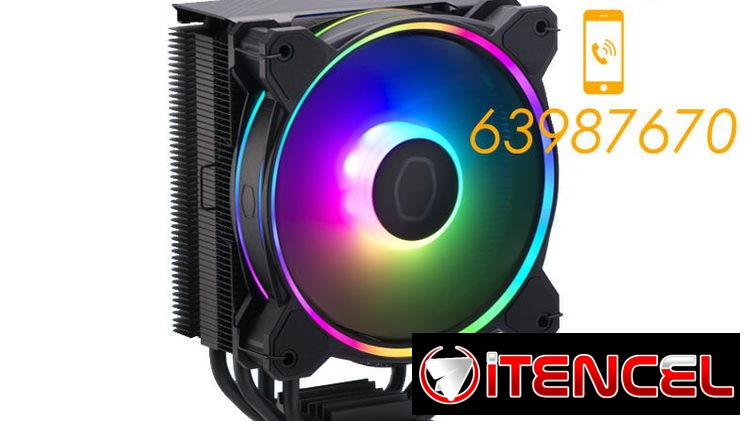 Enfriamiento por aire COOLER MASTER HYPER 212 HALO Black, NUEVO en caja