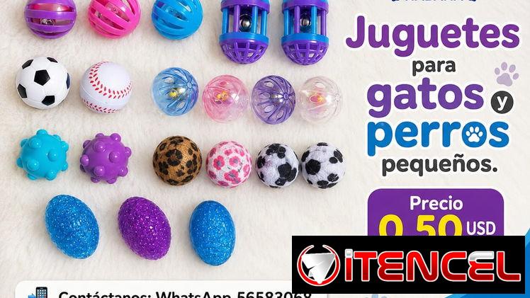 Juguetes para gatos y perros pequeños