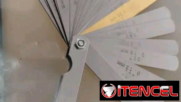 Calibrador de hojas o galgas en 20 USD