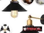 Kit o juego de 2 lámparas apliques de pared decorativas interior exterior vintage retro nuevas en caja 54321470 whatsaap