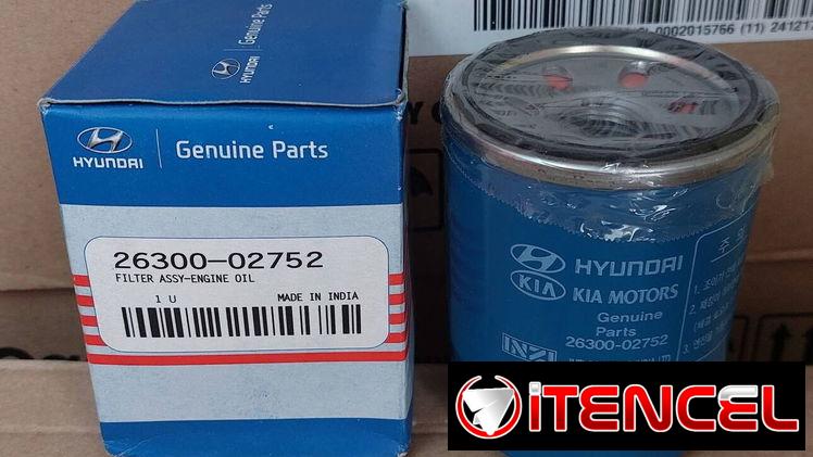 Filtro de Aceite Genuino para Hyundai i10, Accent, Getz, Kia Picanto