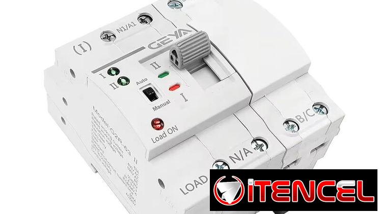 ATS Trasnfer automático de potencia ininterrumpida 63A 110/220V 2Polos y 4Polos Marca:GEYA