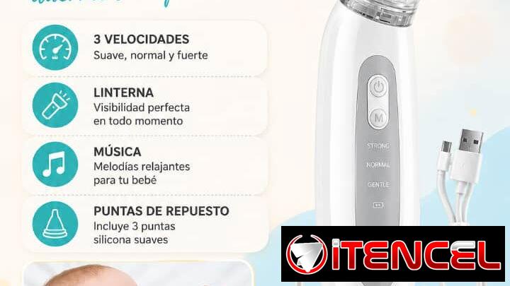 Aspirador nasal recargable