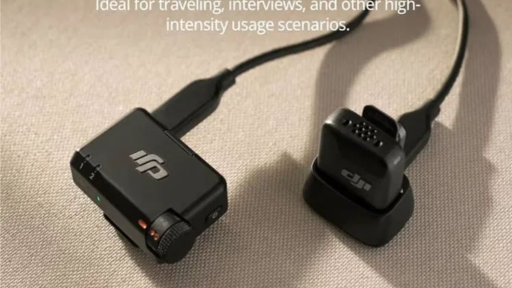 DJI Mic Mini con estuche de carga es un micrófono inalámbrico compacto y profesional, ideal para creadores de contenido,