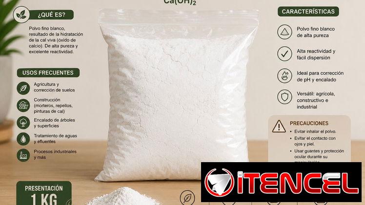 1kg Cal hidratada  pureza 85-95%