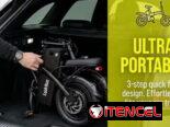 🚲 Bicicleta Eléctrica Plegable LockRun 400W – Ruedas de 14″ | videojuegoshabana.com
