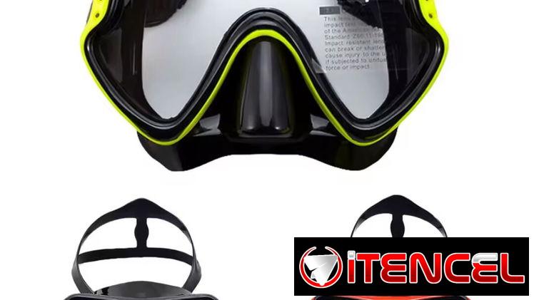 2 Modelos/Máscara y Snorkel para hacer buceo/Snorkeling