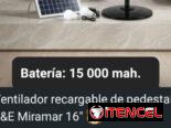 Ventiladores recargables (milexus,E&E,JMD,Sankey y otros))