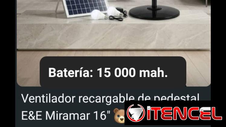 Ventiladores recargables (milexus,E&E,JMD,Sankey y otros))