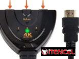 Spliters diversos para ventiladores/ Conmutador 4k compatible con HDMI