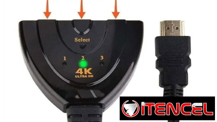 Spliters diversos para ventiladores/ Conmutador 4k compatible con HDMI