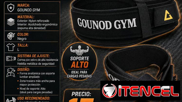🏋️‍♂️ACTIVA TU MODO GYM 🏋️‍♂️ CINTURÓN DE ENTRENAMIENTO PARA EL GIMNASIO. MENSAJERÍA Y FACTURA.