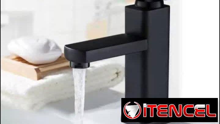 Llave mezcladora para lavamanos negras