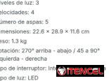Ventilador recargable portátil 20000 mA. Nuevo en caja. Vedado