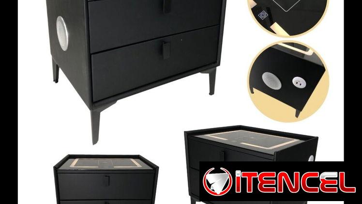 Mesa de noche con Bluetooth