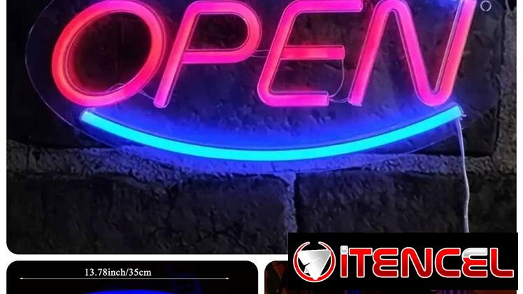 ✨ Cartel lumínico OPEN✨