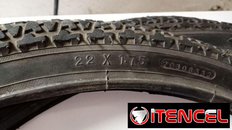 2 Gomas de bicicleta 22 con cámaras