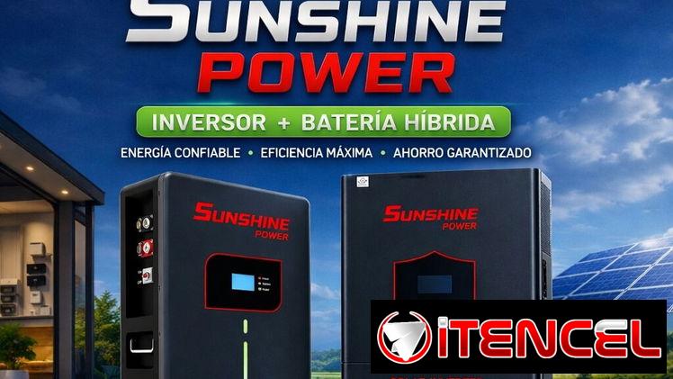 Inversor + Batería Híbrida Sunshine Power