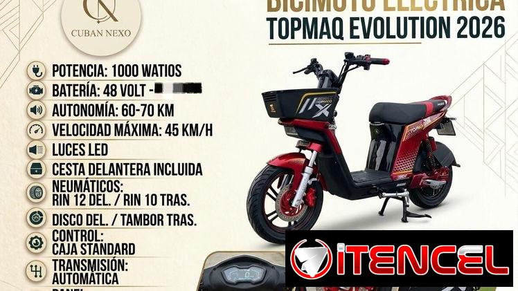 Bicimotos topmanq evolution (2100)