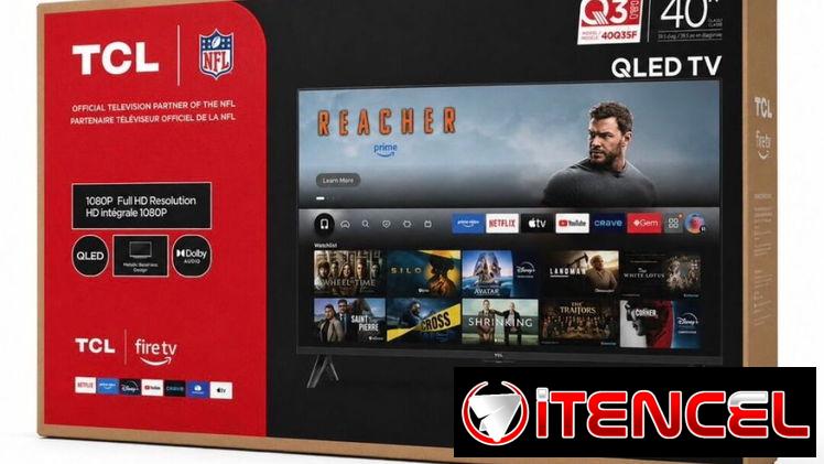 TV TCL 40¨ Class Q35F Series 1080P FHD QLED Smart TV with Fire TV. Nuevo en caja