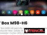 TV Box M98-H6. Se incluye: Mando a distancia y cable HDMI