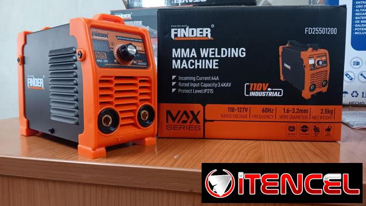 Máquina Soldadora Eléctrica Finder 200A con Grado Protección IP21S Real Pro VPT#-0430
