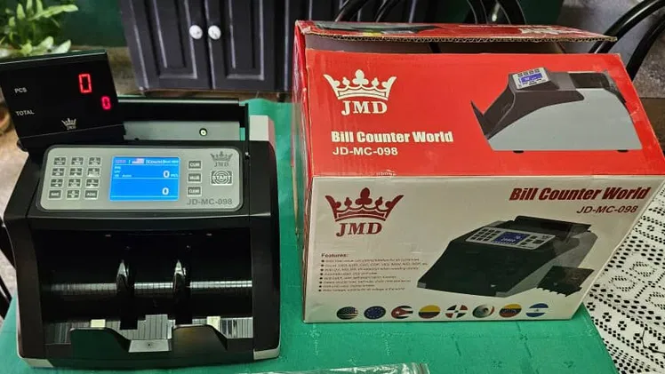 Contadora JMD Nuevas Detectan Billetes Falsos Playa o La Coronela Mensajería Adicional